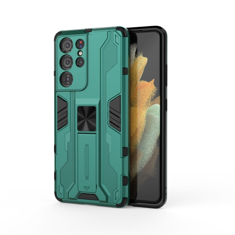 Supersonic PC + TPU Shock-proof Protective Case with Holder, For Samsung Galaxy A32 4G, For Samsung Galaxy  S21 Ultra 5G