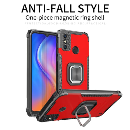 Fierce Warrior Series Armor All-inclusive Shockproof Aluminum Alloy + TPU Protective Case with Ring Holder