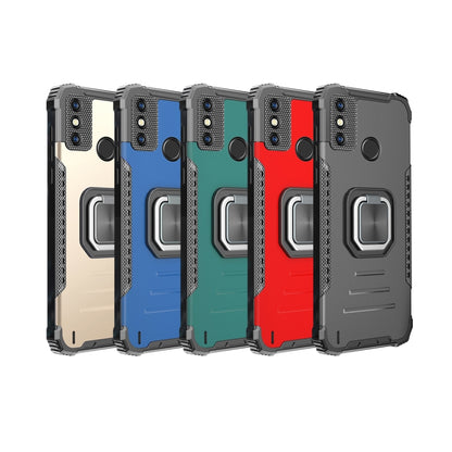 Fierce Warrior Series Armor All-inclusive Shockproof Aluminum Alloy + TPU Protective Case with Ring Holder