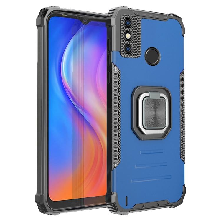 Fierce Warrior Series Armor All-inclusive Shockproof Aluminum Alloy + TPU Protective Case with Ring Holder