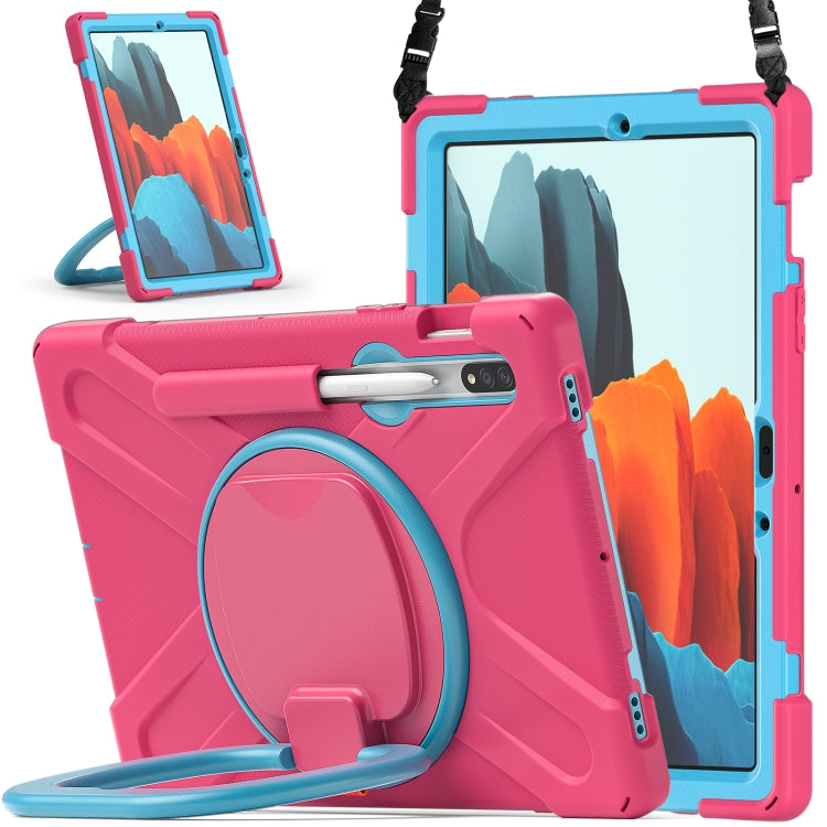 Silicone + PC Protective Case with Holder & Shoulder Strap, Series 1