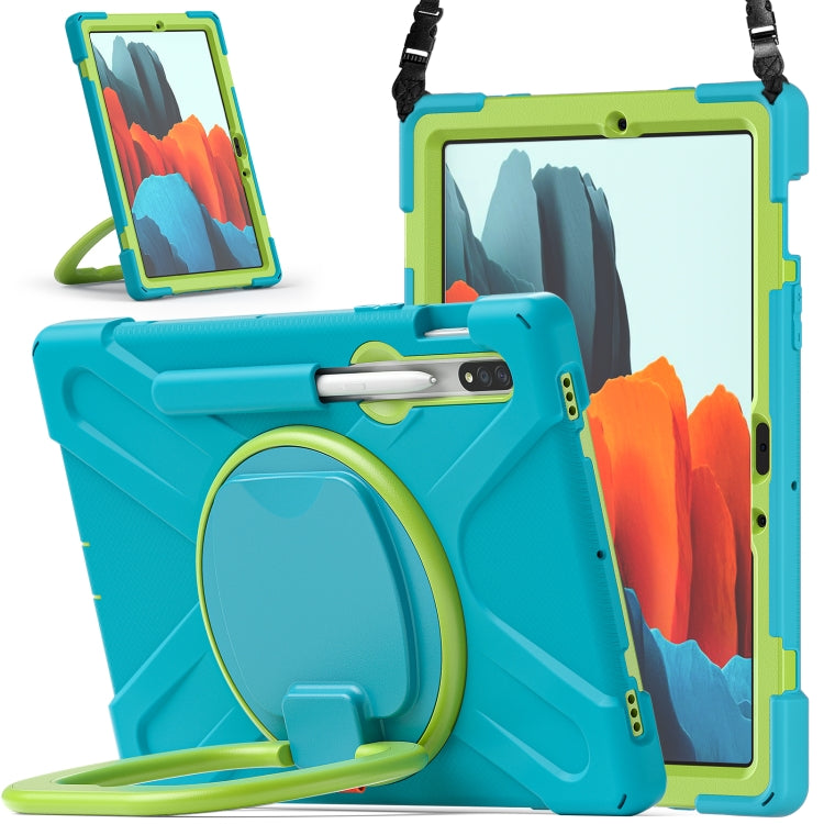 Silicone + PC Protective Case with Holder & Shoulder Strap, Series 2