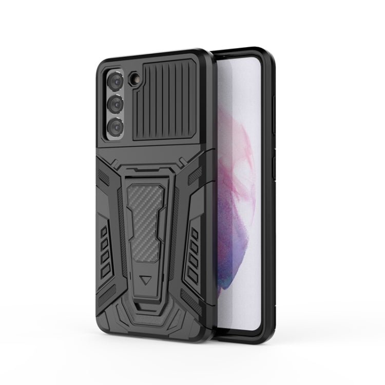 War Chariot Series Armor All-inclusive Shockproof PC + TPU Protective Case with Invisible Holder