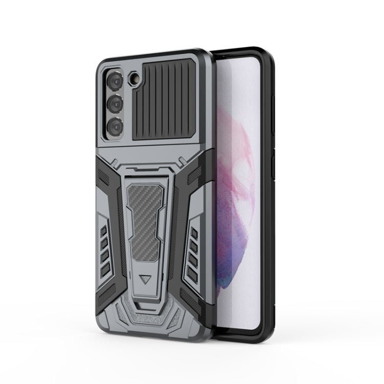 War Chariot Series Armor All-inclusive Shockproof PC + TPU Protective Case with Invisible Holder