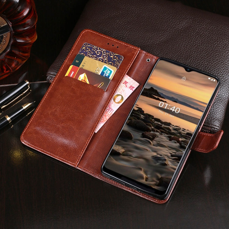 idewei Crazy Horse Texture Horizontal Flip Leather Case with Holder & Card Slots & Wallet, Series 2