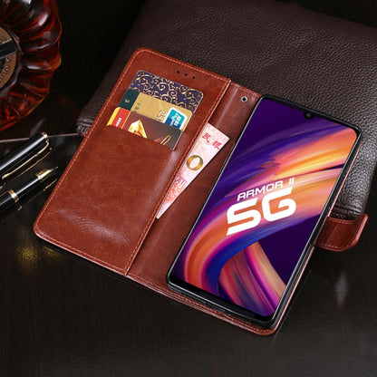 idewei Crazy Horse Texture Horizontal Flip Leather Case with Holder & Card Slots & Wallet, Series 1