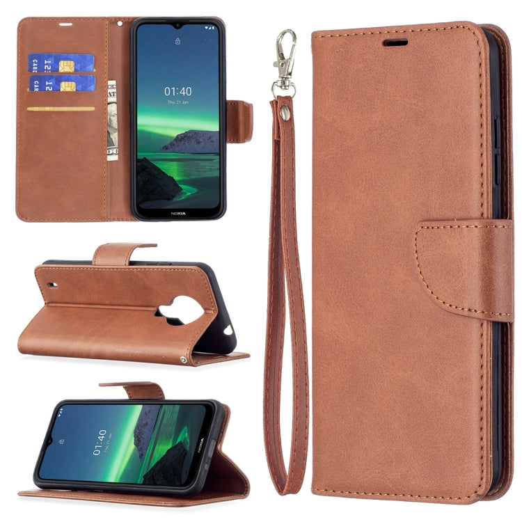 Retro Lambskin Texture Pure Color Horizontal Flip PU Leather Case with Holder & Card Slots & Wallet & Lanyard, For Samsung Galaxy S21 FE, For Nokia G20, For Nokia 1.4