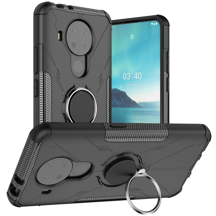 Machine Armor Bear Shockproof PC + TPU Protective Case with Ring Holder