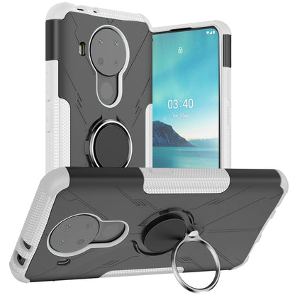 Machine Armor Bear Shockproof PC + TPU Protective Case with Ring Holder