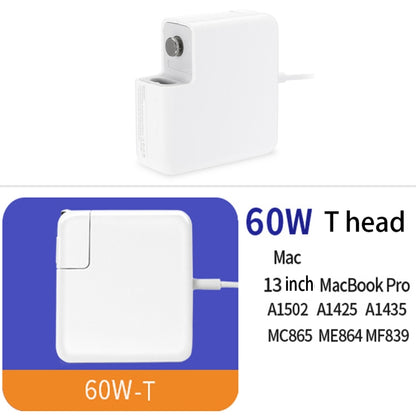 A1435 60W 16.5V 3.65A 5 Pin MagSafe 2 Power Adapter for MacBook, Cable Length: 1.6m,