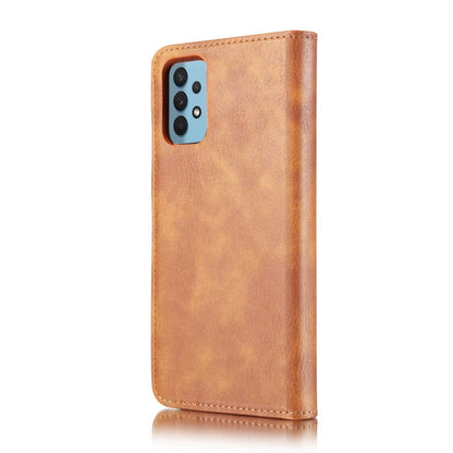 DG.MING Crazy Horse Texture Flip Detachable Magnetic Leather Case with Holder & Card Slots & Wallet, For Samsung Galaxy A32 4G