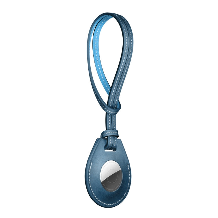 Shockproof Anti-scratch Leather Protective Case Cover with Hang Loop For AirTag, Bag Decoration Accessories, Keychain