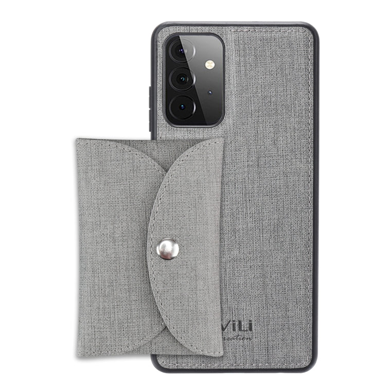 ViLi T Series TPU + PU Woven Fabric Magnetic Protective Case with Wallet