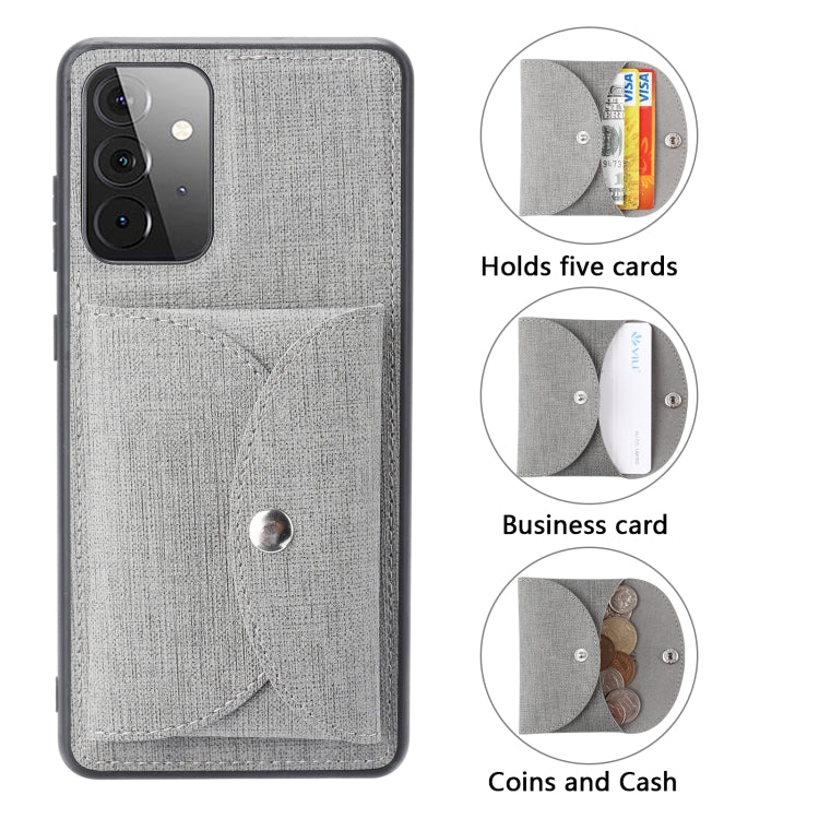 ViLi T Series TPU + PU Woven Fabric Magnetic Protective Case with Wallet