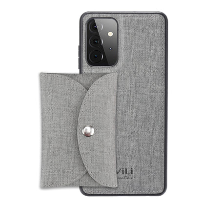 ViLi T Series TPU + PU Woven Fabric Magnetic Protective Case with Wallet, For Samsung Galaxy S21 5G, For Samsung Galaxy A72 5G, For Samsung Galaxy A52 5G