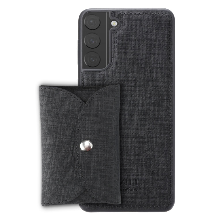 ViLi T Series TPU + PU Woven Fabric Magnetic Protective Case with Wallet