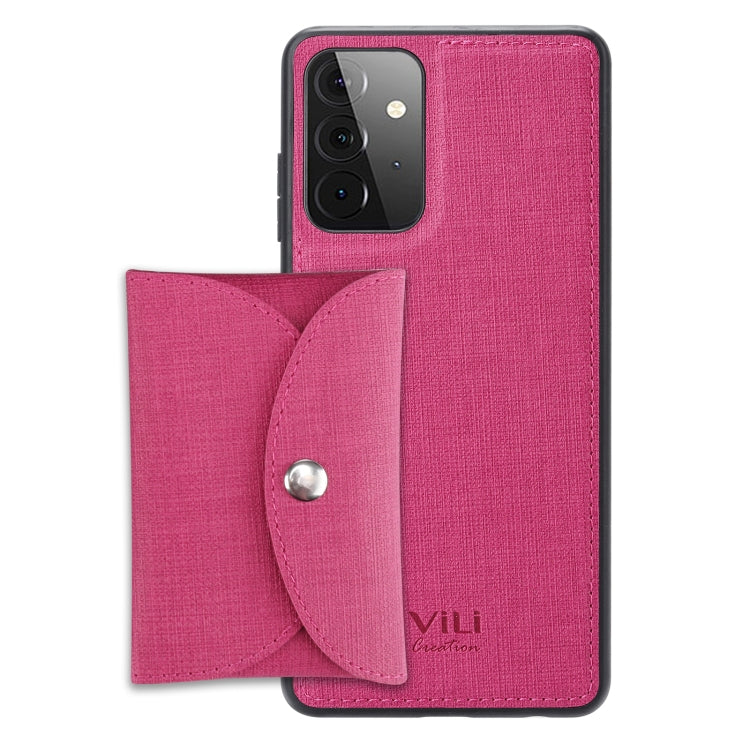 ViLi T Series TPU + PU Woven Fabric Magnetic Protective Case with Wallet