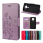 Butterfly Flower Pattern Horizontal Flip Leather Case with Holder & Card Slots & Wallet, Series 1