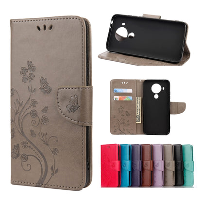 Butterfly Flower Pattern Horizontal Flip Leather Case with Holder & Card Slots & Wallet, Series 1