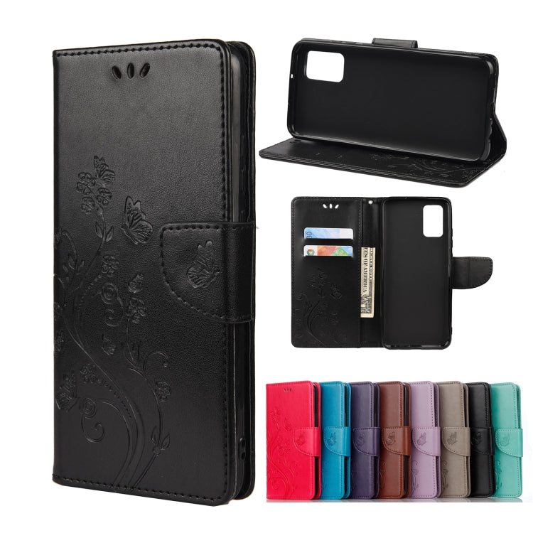 Butterfly Flower Pattern Horizontal Flip Leather Case with Holder & Card Slots & Wallet, Series 2