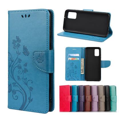 Butterfly Flower Pattern Horizontal Flip Leather Case with Holder & Card Slots & Wallet, Series 2