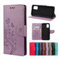 Butterfly Flower Pattern Horizontal Flip Leather Case with Holder & Card Slots & Wallet, Series 1