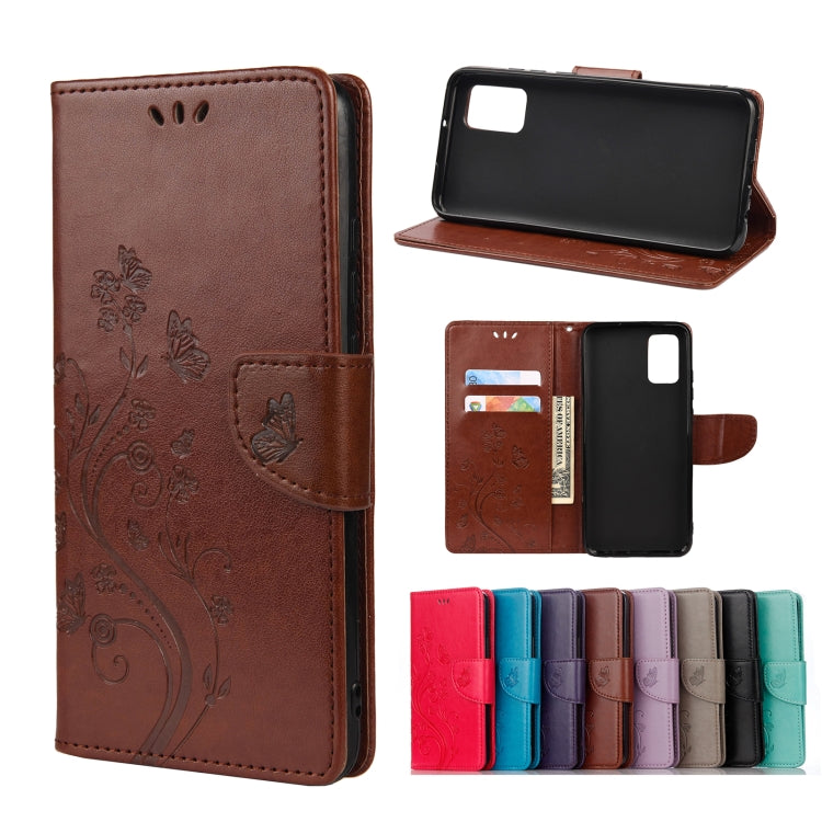 Butterfly Flower Pattern Horizontal Flip Leather Case with Holder & Card Slots & Wallet, Series 1