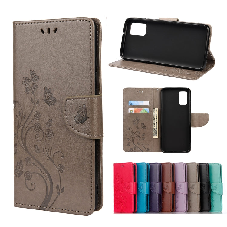 Butterfly Flower Pattern Horizontal Flip Leather Case with Holder & Card Slots & Wallet, Series 2