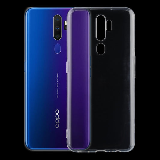 0.75mm Ultra Thin Transparent TPU Case, For OPPO A9 (2020), For OPPO Reno 2