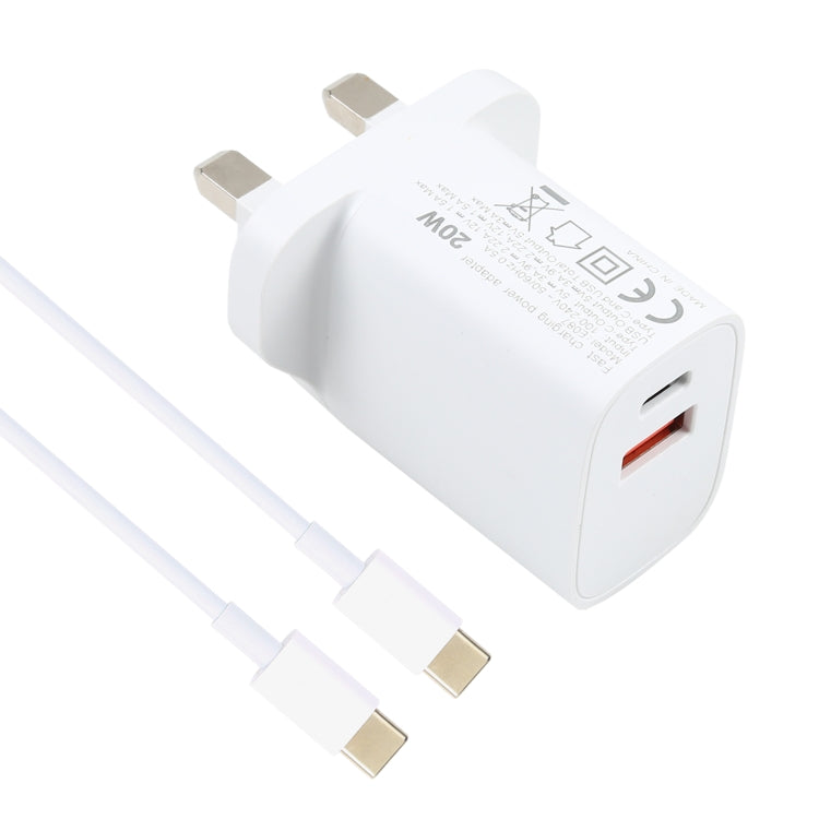 20W USB-C / Type-C + USB Ports Charger with 100W Type-C to Type-C Fast Charging Cable, 1m Type-C to Type-C, UK Plug, 1m Type-C to Type-C, US Plug, 1m Type-C to Type-C, EU Plug, 2m Type-C to Type-C, UK Plug, 2m Type-C to Type-C, US Plug�����������������...