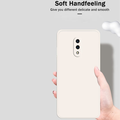 Solid Color Imitation Liquid Silicone Straight Edge Dropproof Full Coverage Protective Case, For OnePlus 7, For OnePlus 7 Pro