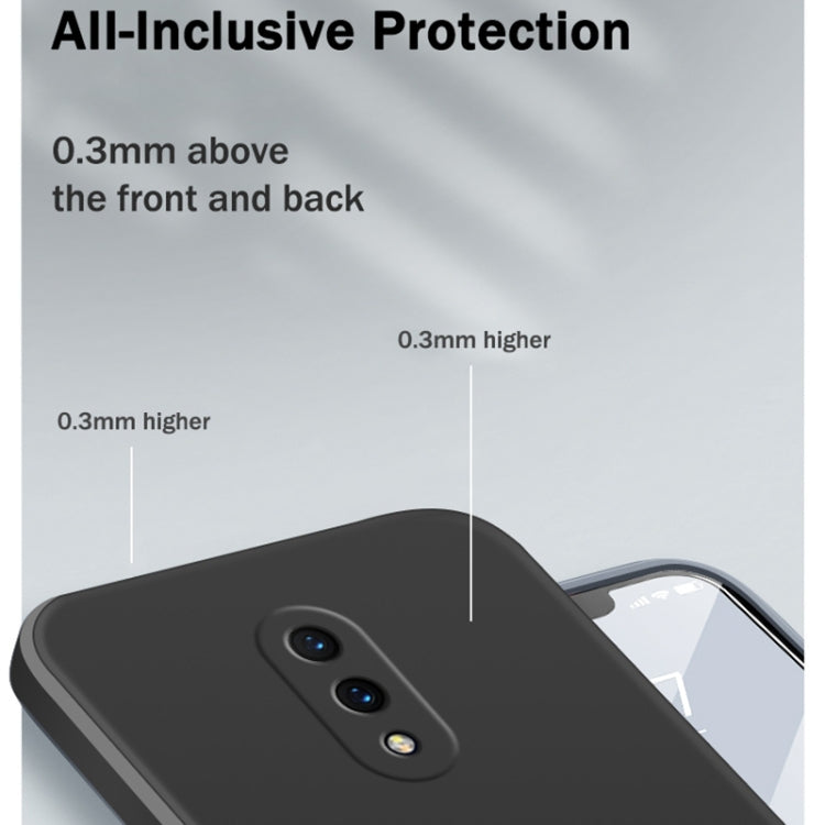 Solid Color Imitation Liquid Silicone Straight Edge Dropproof Full Coverage Protective Case, For OnePlus 7, For OnePlus 7 Pro