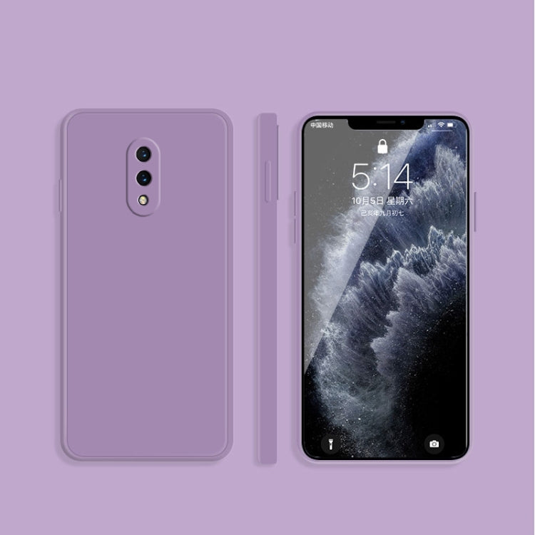 Solid Color Imitation Liquid Silicone Straight Edge Dropproof Full Coverage Protective Case, For OnePlus 7, For OnePlus 7 Pro
