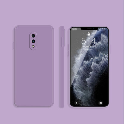 Solid Color Imitation Liquid Silicone Straight Edge Dropproof Full Coverage Protective Case, For OnePlus 7, For OnePlus 7 Pro