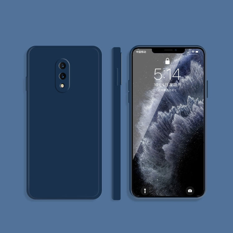 Solid Color Imitation Liquid Silicone Straight Edge Dropproof Full Coverage Protective Case, For OnePlus 7, For OnePlus 7 Pro
