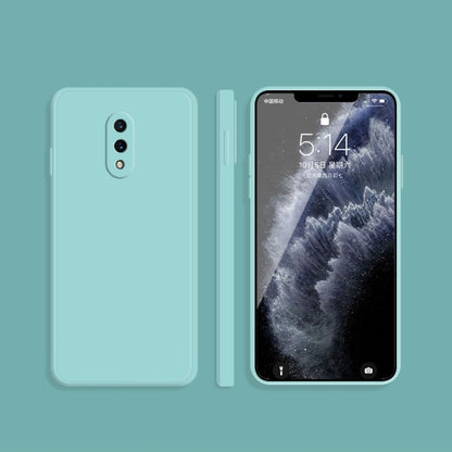 Solid Color Imitation Liquid Silicone Straight Edge Dropproof Full Coverage Protective Case, For OnePlus 7, For OnePlus 7 Pro