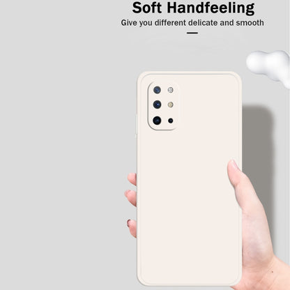 Solid Color Imitation Liquid Silicone Straight Edge Dropproof Full Coverage Protective Case, For OnePlus 8T, For OnePlus 9