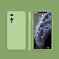 Solid Color Imitation Liquid Silicone Straight Edge Dropproof Full Coverage Protective Case, For OnePlus 8T, For OnePlus 9