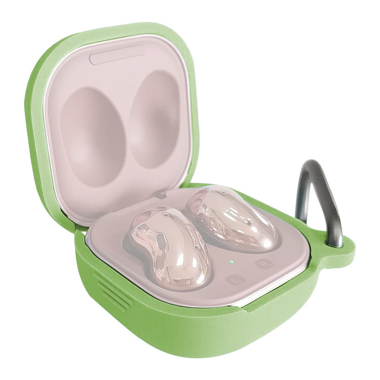 For Samsung Galaxy Buds Live / Pro Bluetooth Earphone Silicone Protective Case with Hook