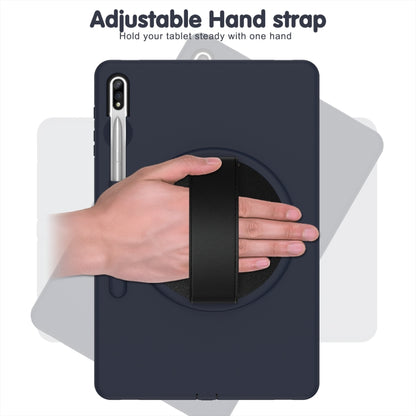 360 Degree Rotation PC + TPU Protective Case with Holder & Hand-strap & Pen Slot