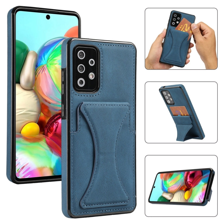 Ultra-thin Shockproof Protective Case with Holder, For Samsung Galaxy A12, For Samsung Galaxy A72 5G / 4G, For Samsung Galaxy S21 Ultra 5G