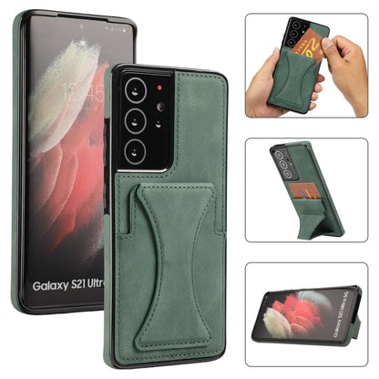 Ultra-thin Shockproof Protective Case with Holder, For Samsung Galaxy A12, For Samsung Galaxy A72 5G / 4G, For Samsung Galaxy S21 Ultra 5G