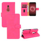 Solid Color Skin Feel Magnetic Buckle Horizontal Flip Calf Texture PU Leather Case with Holder & Card Slots & Wallet