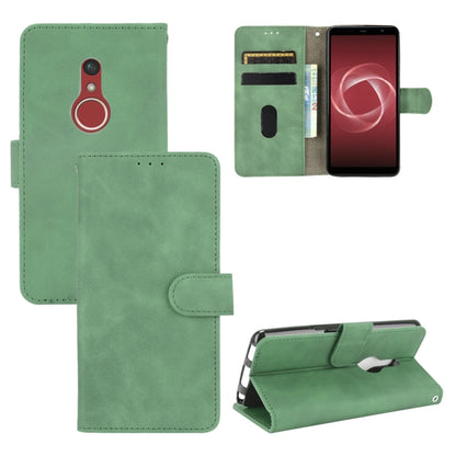 Solid Color Skin Feel Magnetic Buckle Horizontal Flip Calf Texture PU Leather Case with Holder & Card Slots & Wallet