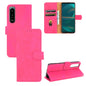 Solid Color Skin Feel Magnetic Buckle Horizontal Flip Calf Texture PU Leather Case with Holder & Card Slots & Wallet, For Fujitsu Be4 Plus F-41B, For Nokia X10, For Sony Xperia 5 III
