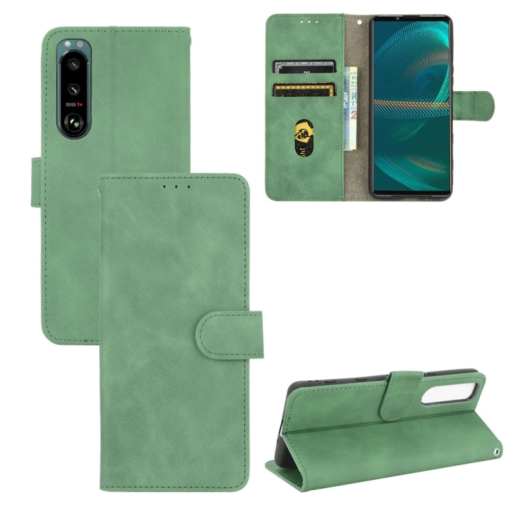 Solid Color Skin Feel Magnetic Buckle Horizontal Flip Calf Texture PU Leather Case with Holder & Card Slots & Wallet, For Fujitsu Be4 Plus F-41B, For Nokia X10, For Sony Xperia 5 III