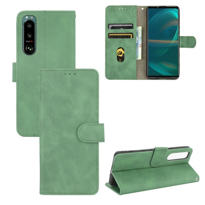 Solid Color Skin Feel Magnetic Buckle Horizontal Flip Calf Texture PU Leather Case with Holder & Card Slots & Wallet, For Fujitsu Be4 Plus F-41B, For Nokia X10, For Sony Xperia 5 III