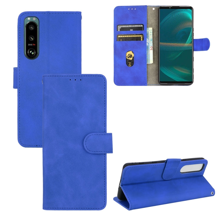 Solid Color Skin Feel Magnetic Buckle Horizontal Flip Calf Texture PU Leather Case with Holder & Card Slots & Wallet