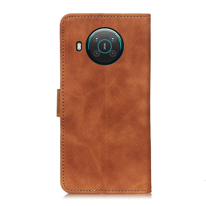 KHAZNEH Retro Texture PU + TPU Horizontal Flip Leather Case with Holder & Card Slots & Wallet