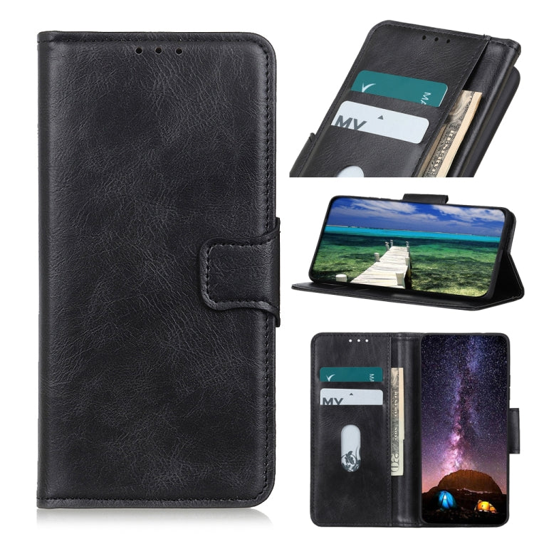 Mirren Crazy Horse Texture Horizontal Flip Leather Case with Holder & Card Slots & Wallet